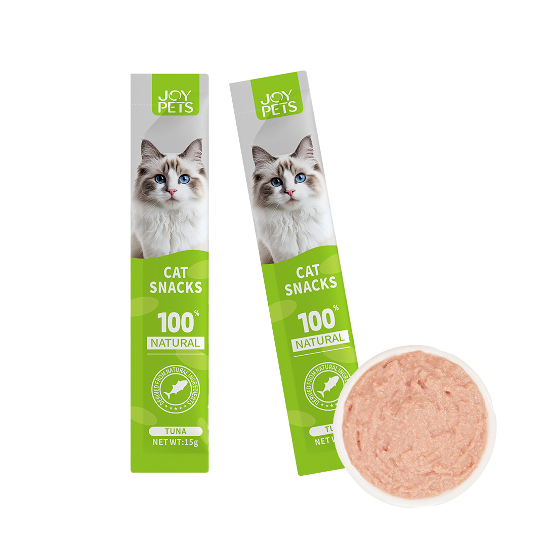 New Arrival Cat Treat Snack 15g Creamy Cat Snack Oem Cat Creamy Wet Food Kitten Wet Food