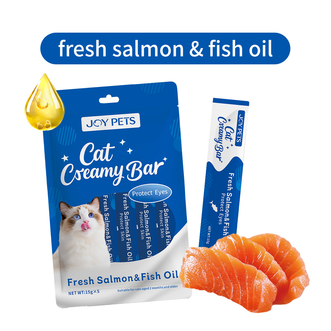 Lickable Creamy Cat Treats with Vitamins Skin and Coat cat Treats