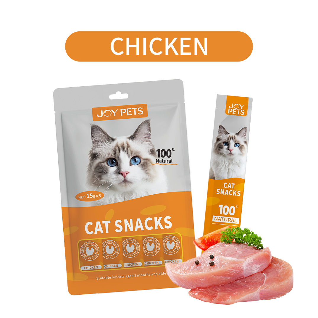 Healthy Wet Food for Cats 15g Pet Cat Wet Food Feline Snack Strips Cat Treats Food Strips
