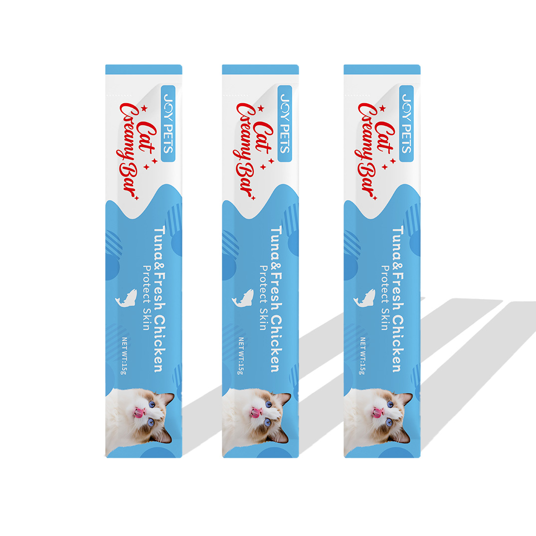 Grain-free Cat Treats Made in China Functional Cat Creamy Bars Treats