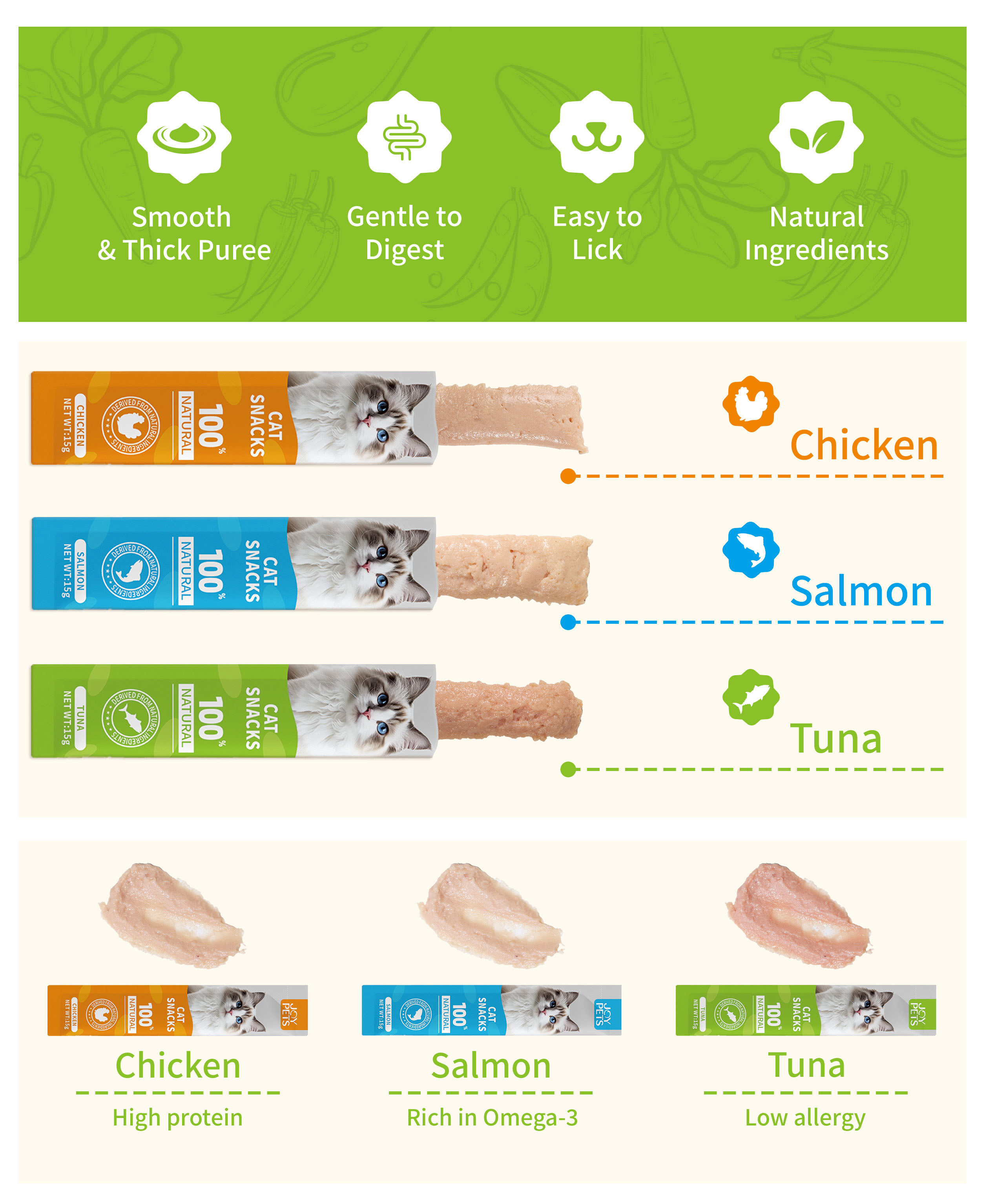 英文猫条详情页-3种口味4种选择_04
